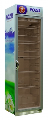 Pozis ХФ-400-3 Тонированное стекло с винилом — Холодильник фармацевтический